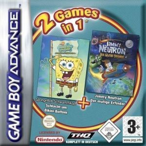 2 In 1 - Spongebob Squarepants Battle For Bikini Bottom & Jimmy Neutron Boy Genius ROM