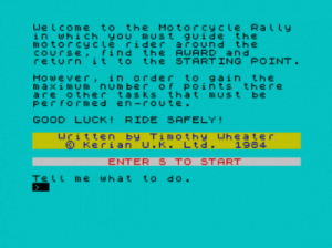 Motorcycle Crazy (1984)(Kerian UK) ROM