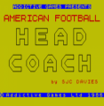 Head Coach (1986)(Addictive Games)