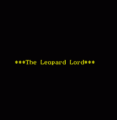 Leopard Lord (1983)(Kayde Software)