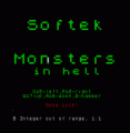 Monsters In Hell (1983)(Softek Software International)[16K]