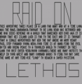 Raid On Lethos (1984)(Dave Newton)[a]